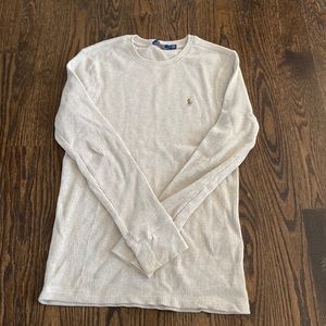 Polo Ralph Lauren crew neck waffle shirt. gently used.
